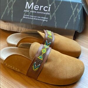 Claris Virot Georgette mules NWT